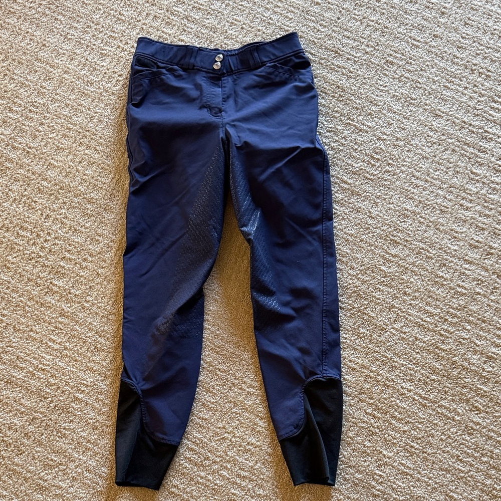 Dover Dalton Full seat Navy breeches with Grip Panels